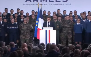 Vœux du Président de la République Emmanuel Macron aux Armée